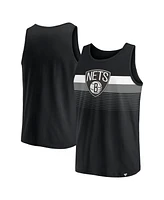 Fanatics Men's Black Brooklyn Nets Wild Game Tank Top