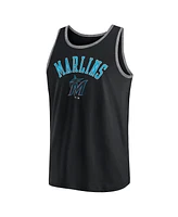 Fanatics Men's Black Miami Marlins Bet Tank Top