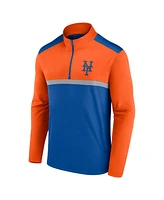 Fanatics Men's Royal New York Mets Unstoppable Quarter-Zip Top