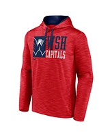 Fanatics Men's Red Washington Capitals Never Quit Pullover Hoodie