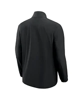 Fanatics Men's Black Chicago White Sox Front Office Woven Full-Zip Jacket