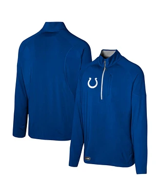 Outerstuff Men's Royal Indianapolis Colts Grind Iron Quarter-Zip Top