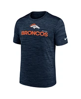 Nike Men's Navy Denver Broncos Blitz Velocity Modern Performance T-Shirt