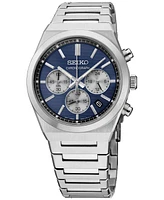 Seiko Men's Chronograph Essentials Stainless Steel Bracelet Watch 40mm