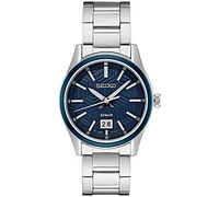 Seiko Men's Essentials Stainless Steel Bracelet Watch 40mm