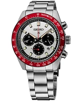 Seiko Men's Solar Chronograph Prospex Speedtimer Stainless Steel Bracelet Watch 41mm