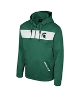 Colosseum Men's Green Michigan State Spartans Quarter-Zip Hoodie