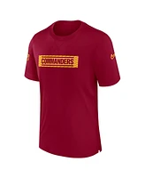 Nike Men's Burgundy Washington Commanders Sideline Player Performance T-Shirt