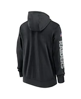 Nike Men's Las Vegas Raiders 2024 Sideline Club Full-Zip Hoodie