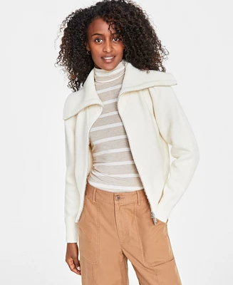 On 34th Women's Zip Up Sweater Cardigan, Created for Macy's