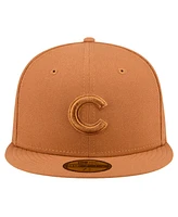 New Era Men's Brown Chicago Cubs Color Pack 59FIFTY Fitted Hat