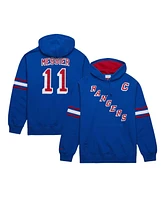 Mitchell & Ness Men's Mark Messier Blue New York Rangers Name Number Premium Pullover Hoodie