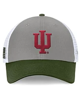 Top of the World Men's Gray Indiana Hoosiers Oht Military Appreciation Badge Trucker Adjustable Hat