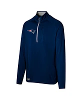 Outerstuff Men's Navy New England Patriots Grind Iron Quarter-Zip Top