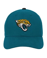 Outerstuff Big Boys and Girls Teal Jacksonville Jaguars Team Pre-Curved Adjustable Hat