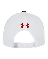 Under Armour Men's White Wisconsin Badgers Driver Rope Adjustable Hat