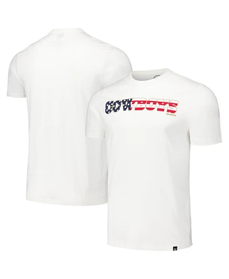 '47 Brand Men's White Dallas Cowboys Flag Script Franklin T-Shirt