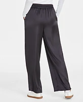 On 34th Women's Rhinestone-Trim Straight-Leg Pants, Created for Macy's