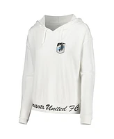 Concepts Sport Women's White Minnesota United Fc Accord Hoodie Long Sleeve Top