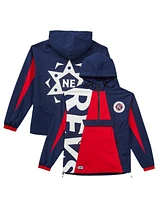 Live Breathe Futbol Men's and Women's Navy New England Revolution Tekker Half-Zip Anorak Jacket