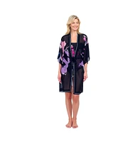 Gottex Women's Water Lily Kimono Flutter Sleeve Coverup