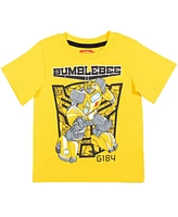 Transformers Toddler Boys Bumblebee Optimus Prime 3 Pack T-Shirts to