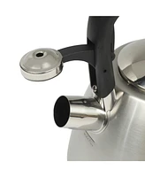 Mr. Coffee Hartbay Large 2.4 Quart Stainless Steel Whistling Tea Kettle