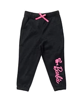 Barbie Girls French Terry Sweatshirt and Jogger Pants Set Little Kid to Big