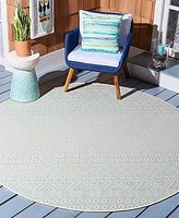 Safavieh Courtyard I CY62351312 4'x4' Round Area Rug