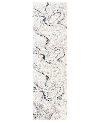 Safavieh Fontana Shag FNT848A 2'3"x12' Runner Area Rug