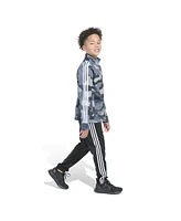 adidas Big Boys Camo Printed 3-Stripe Tricot Jacket, 2-Piece Set