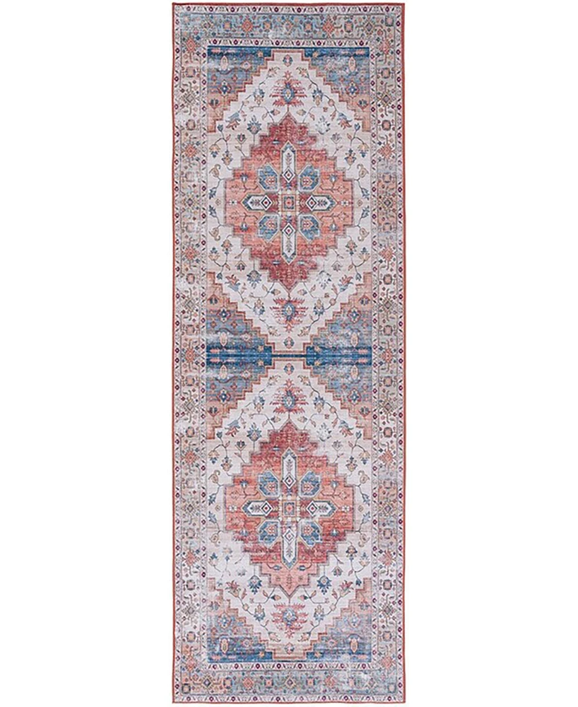 Safavieh Tucson Washable TSN109B 2'6"x12' Runner Area Rug