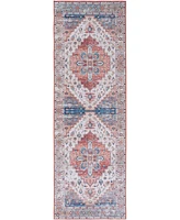 Safavieh Tucson Washable TSN109B 2'6"x12' Runner Area Rug