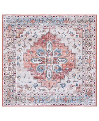 Safavieh Tucson Washable TSN109B 4'x4' Square Area Rug