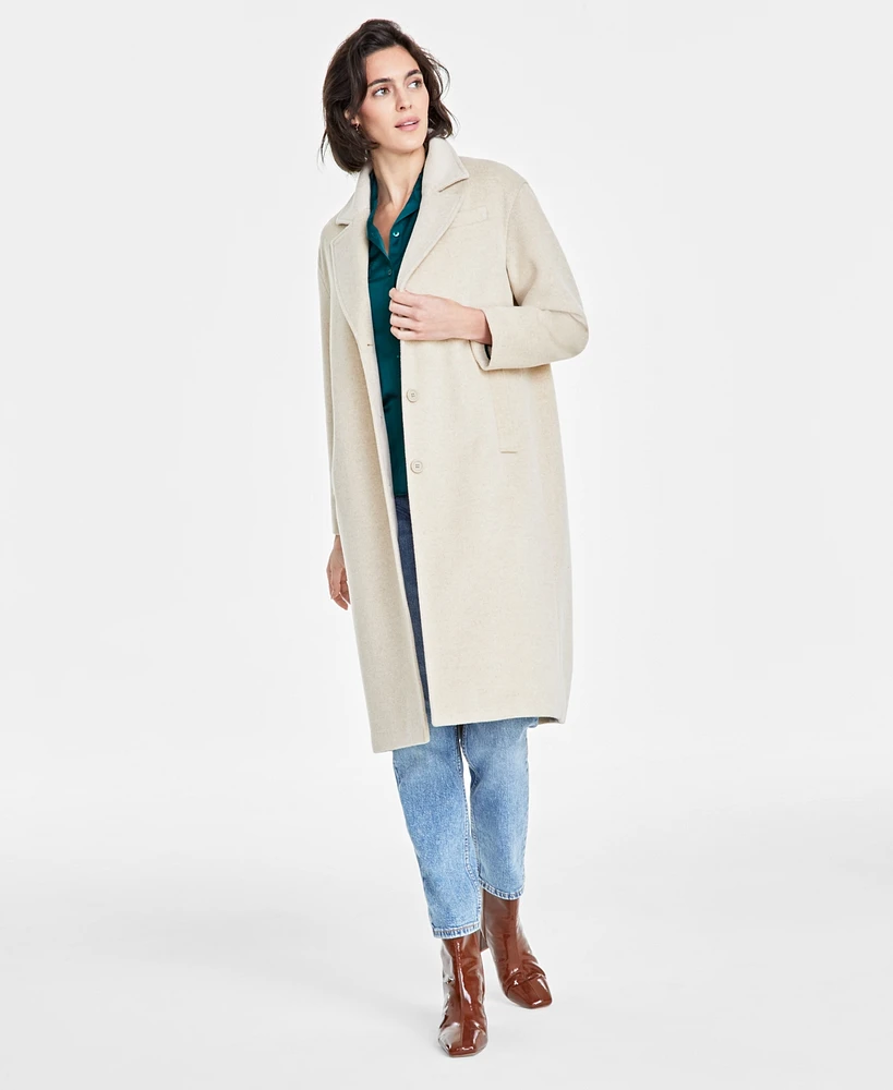 On 34th Women's Solid Easy Cozy Coat, Created for Macy's