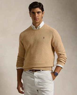 Polo Ralph Lauren Men's Textured Cotton Crewneck Sweater