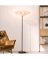 Brightech Atlas 67" Modern Led Floor Lamp with Resin Shade