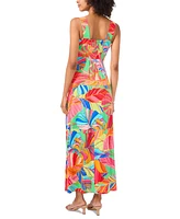 Vince Camuto Women's Floral Sleeveless Square-Neck Maxi Dress