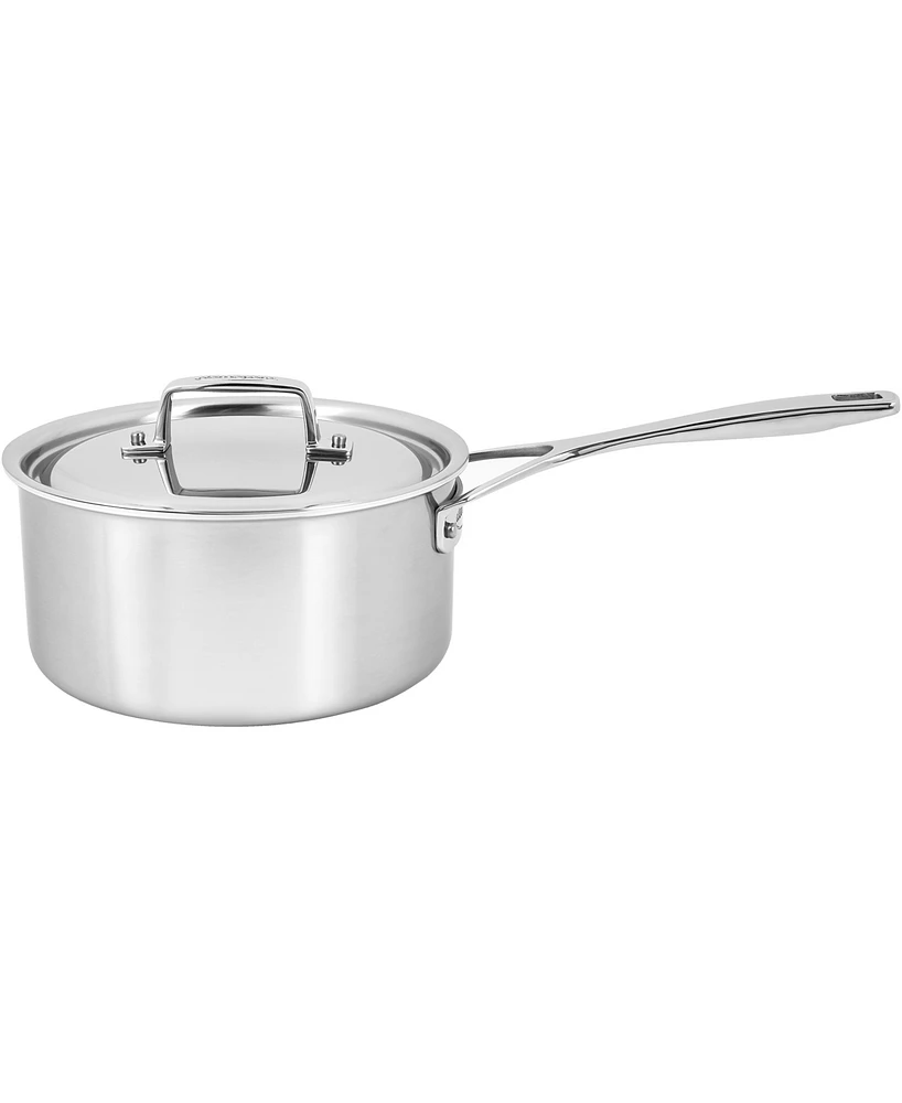 Demeyere Essential 5 Stainless Steel 3 Qt. 2-Piece Saucepan with Lid