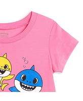 Pinkfong Baby Shark T-Shirt and Leggings Outfit Set Infant to Little Kid