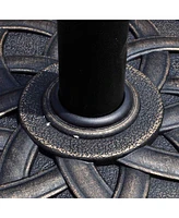 Sugift 22 Inch Heavy Duty Round Umbrella Base Stand