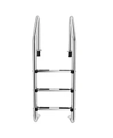 Skonyon 3-Step Stainless Steel Swimming Pool Ladder with Anti-Slip Step