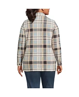 Lands' End Plus Anyweather Fleece Shirt Jacket