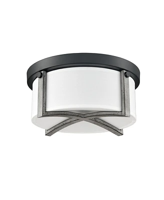 Moose Industrial Flush Mount Ceiling Light White Dimmable Led Ceiling Light