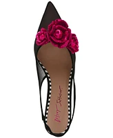 Betsey Johnson Women's Aurroa Embellished Slingback Pumps