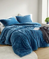 510 Design Avril Fluffy Ribbed Plush -Pc. Comforter Set