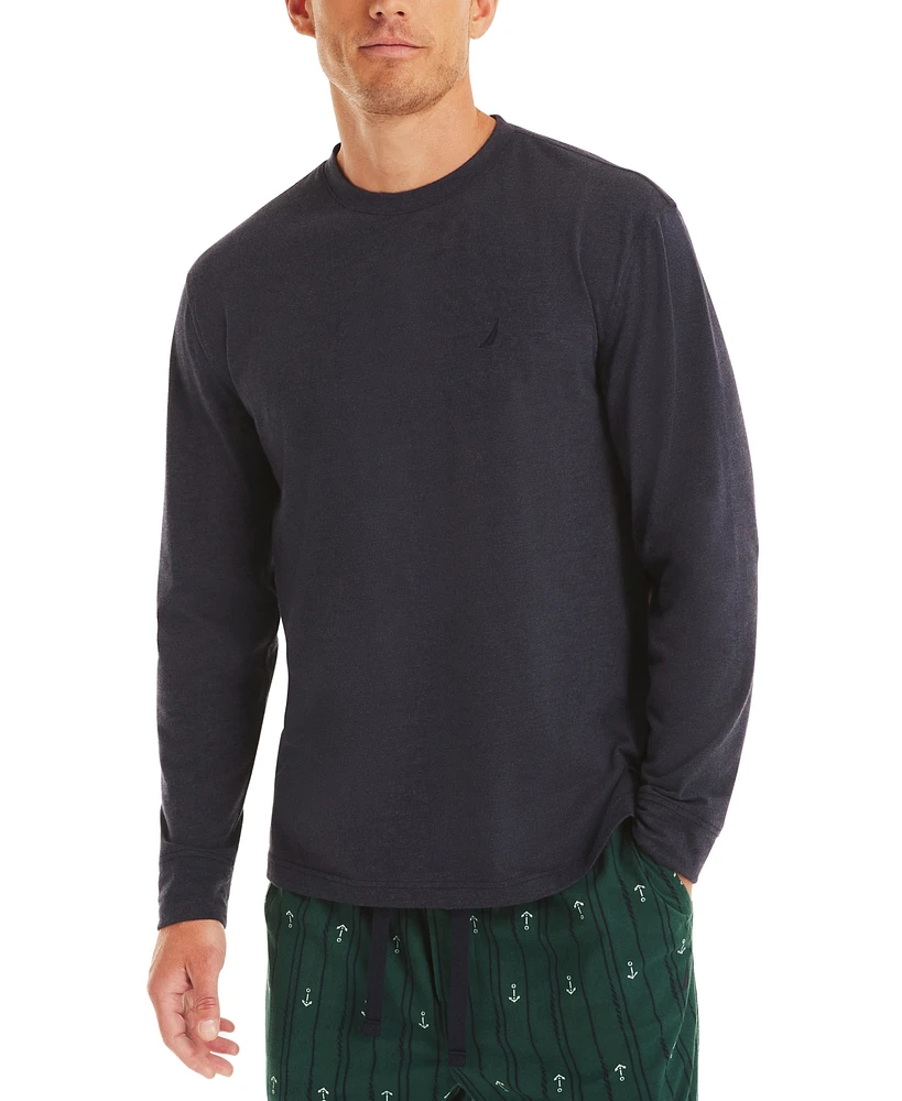 Nautica Men's Pajama Long-Sleeve T-Shirt