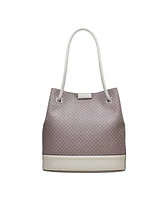 Calvin Klein Ash Signature Tote with Magnetic Snap