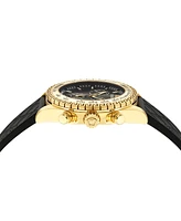 Versace Men's Swiss Chronograph Polyurethane Strap Watch 44mm