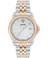 Versace Men's Swiss Two-Tone Stainless Steel Bracelet Watch 41mm